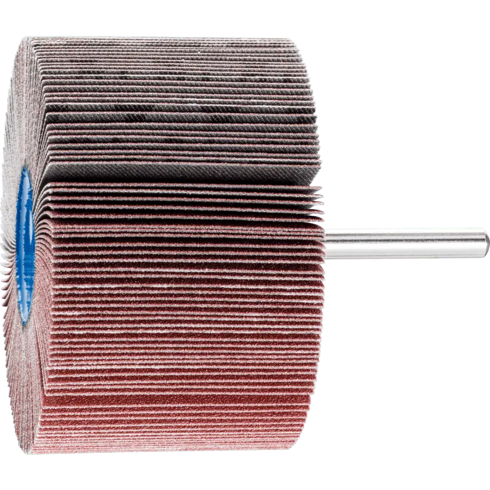Produktfoto 1 von PFERD TOOLS Korund Fächerschleifer F Ø 80x50mm Schaft-Ø 6 mm A150 für Feinschliff und Finish, 10 Stk.