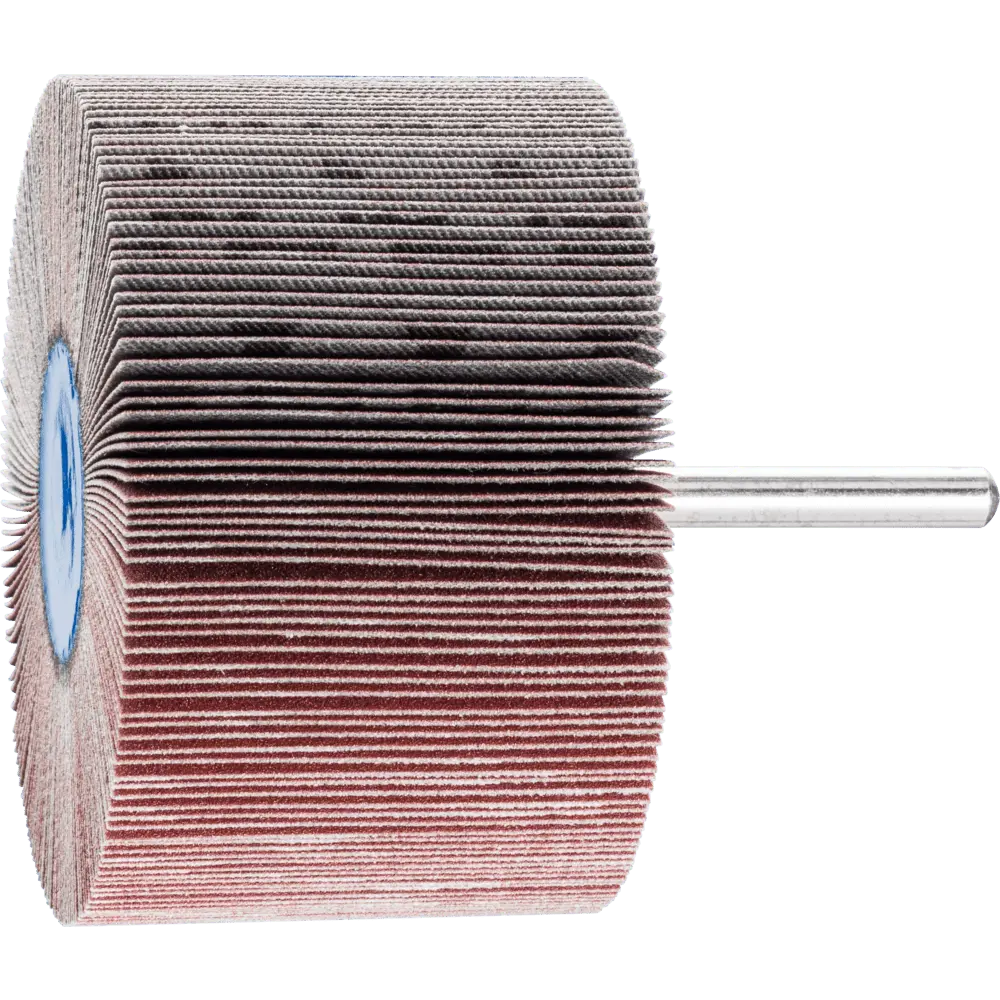 Produktfoto 1 von PFERD TOOLS Korund Fächerschleifer F Ø 80x50mm Schaft-Ø 6 mm A240 für Feinschliff und Finish, 10 Stk.