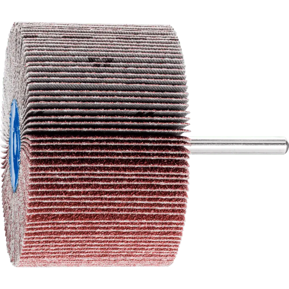 Produktfoto 1 von PFERD TOOLS Korund Fächerschleifer F Ø 80x50mm Schaft-Ø 6 mm A60 für Feinschliff und Finish, 10 Stk.