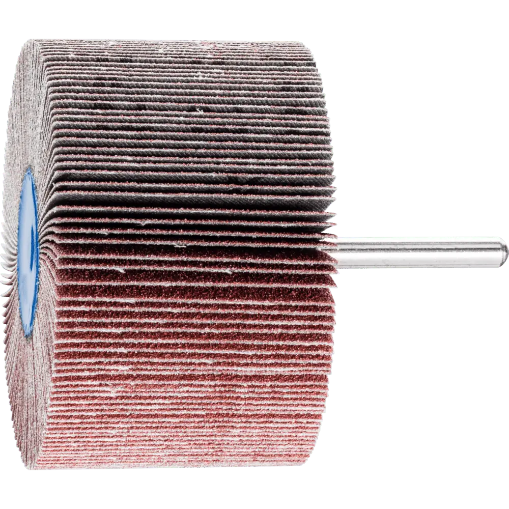 Produktfoto 1 von PFERD TOOLS Korund Fächerschleifer F Ø 80x50mm Schaft-Ø 6 mm A80 für Feinschliff und Finish, 10 Stk.