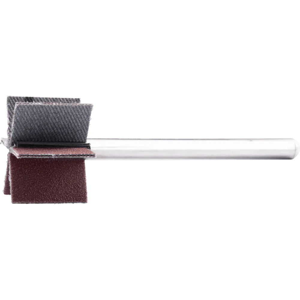 Produktfoto 1 von PFERD TOOLS Korund Fächerschleifer F Ø 30x20mm Schaft-Ø 6 mm Länge 60 mm Lamellen 6x2 Lamellen A150 für Feinschliff und Finish, 10 Stk.