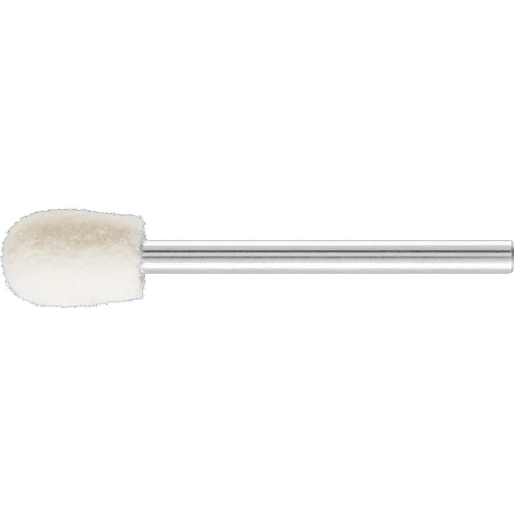 Produktfoto 1 von PFERD TOOLS mittelharte Filzpolierstifte Tropfenform Ø 8x12 mm Schaft-Ø 3 mm, 10 Stk.