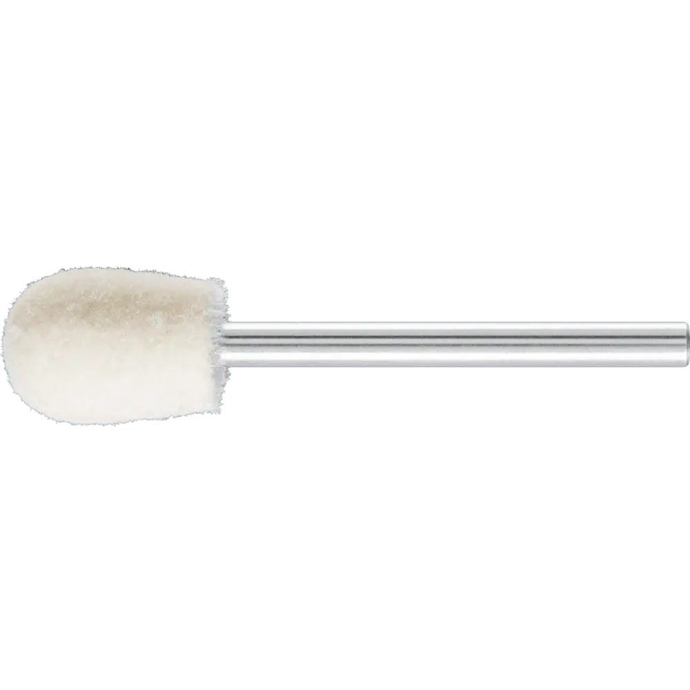 Produktfoto 1 von PFERD TOOLS mittelharte Filzpolierstifte Tropfenform FK TRE Ø 10x14 mm Schaft-Ø 3 mm, 10 Stk.