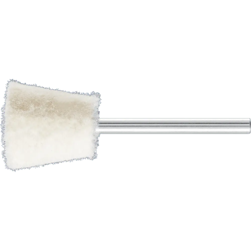 Produktfoto 1 von PFERD TOOLS mittelharte Filzpolierstifte Winkelform Ø 15x15 mm Schaft-Ø 3 mm, 10 Stk.
