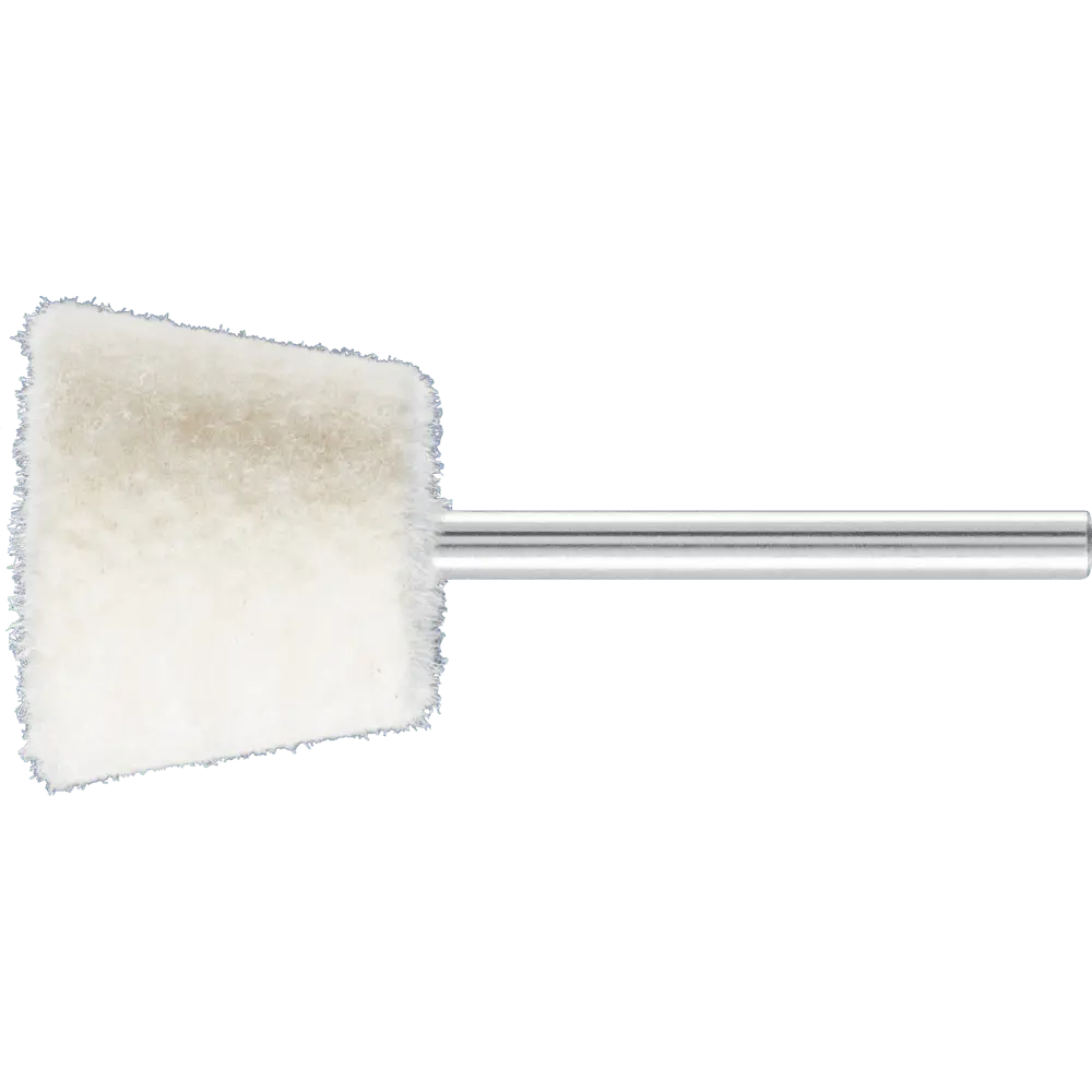 Produktfoto 1 von PFERD TOOLS mittelharte Filzpolierstifte Winkelform Ø 20x16 mm Schaft-Ø 3 mm, 10 Stk.