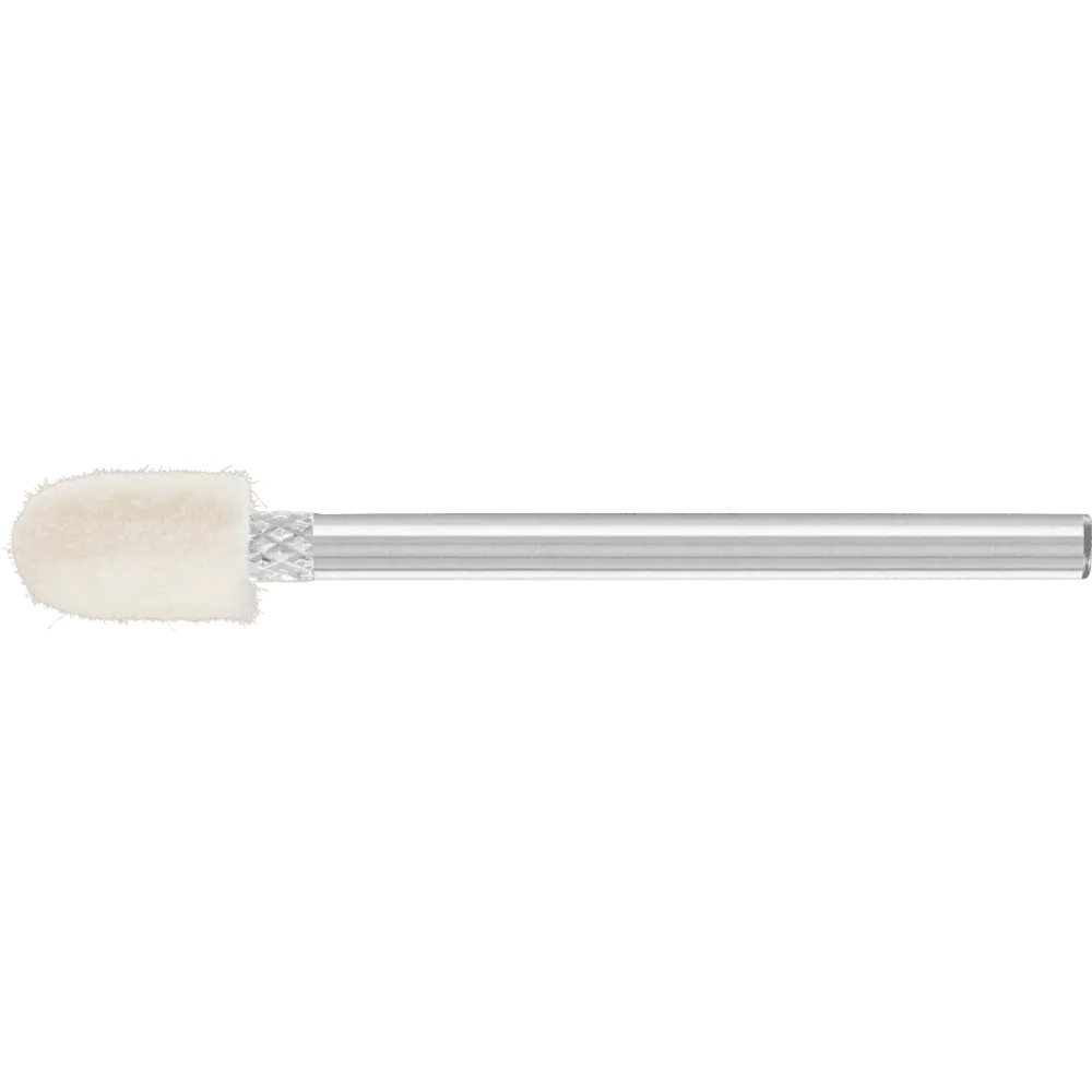 Produktfoto 1 von PFERD TOOLS mittelharte Filzpolierstifte Walzenrundform Ø 6x10mm Schaft-Ø 3 mm, 10 Stk.