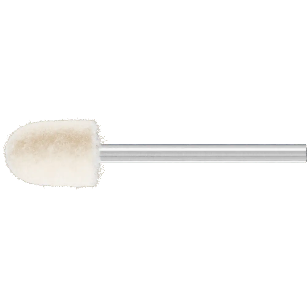 Produktfoto 1 von PFERD TOOLS mittelharte Filzpolierstifte Walzenrundform FK WRC Ø 10x14 mm Schaft-Ø 3 mm, 10 Stk.