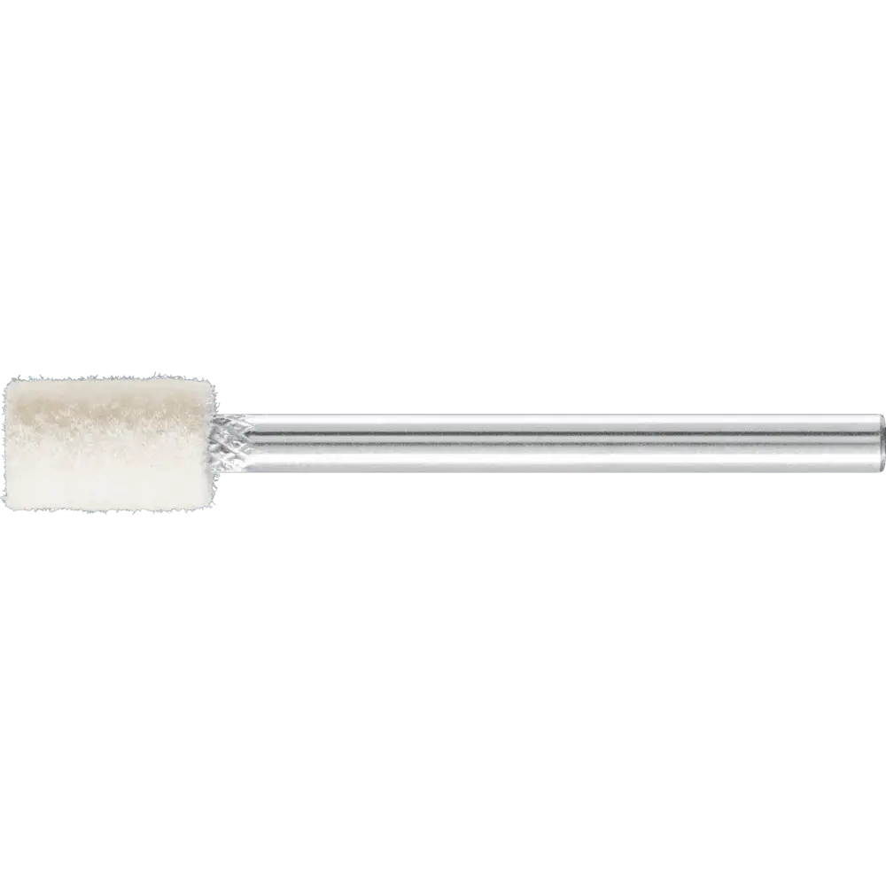 Produktfoto 1 von PFERD TOOLS harte Filzpolierstifte Zylinderform Ø 6x10mm Schaft-Ø 3 mm, 10 Stk.