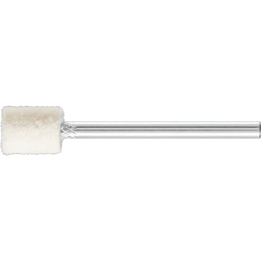 Produktfoto 1 von PFERD TOOLS harte Filzpolierstifte Zylinderform Ø 8x10mm Schaft-Ø 3 mm, 10 Stk.