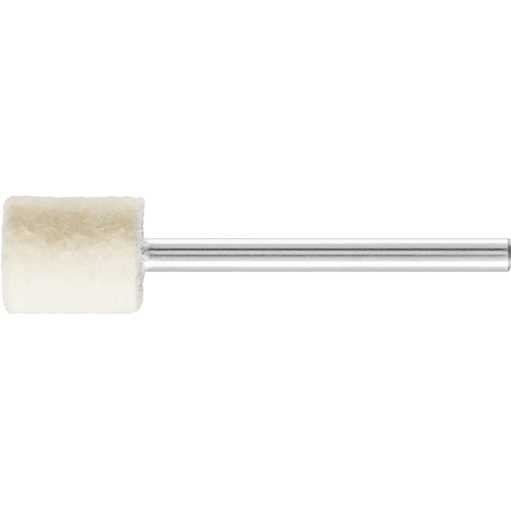 Produktfoto 1 von PFERD TOOLS harte Filzpolierstifte Zylinderform Ø 10x12 mm Schaft-Ø 3 mm, 10 Stk.