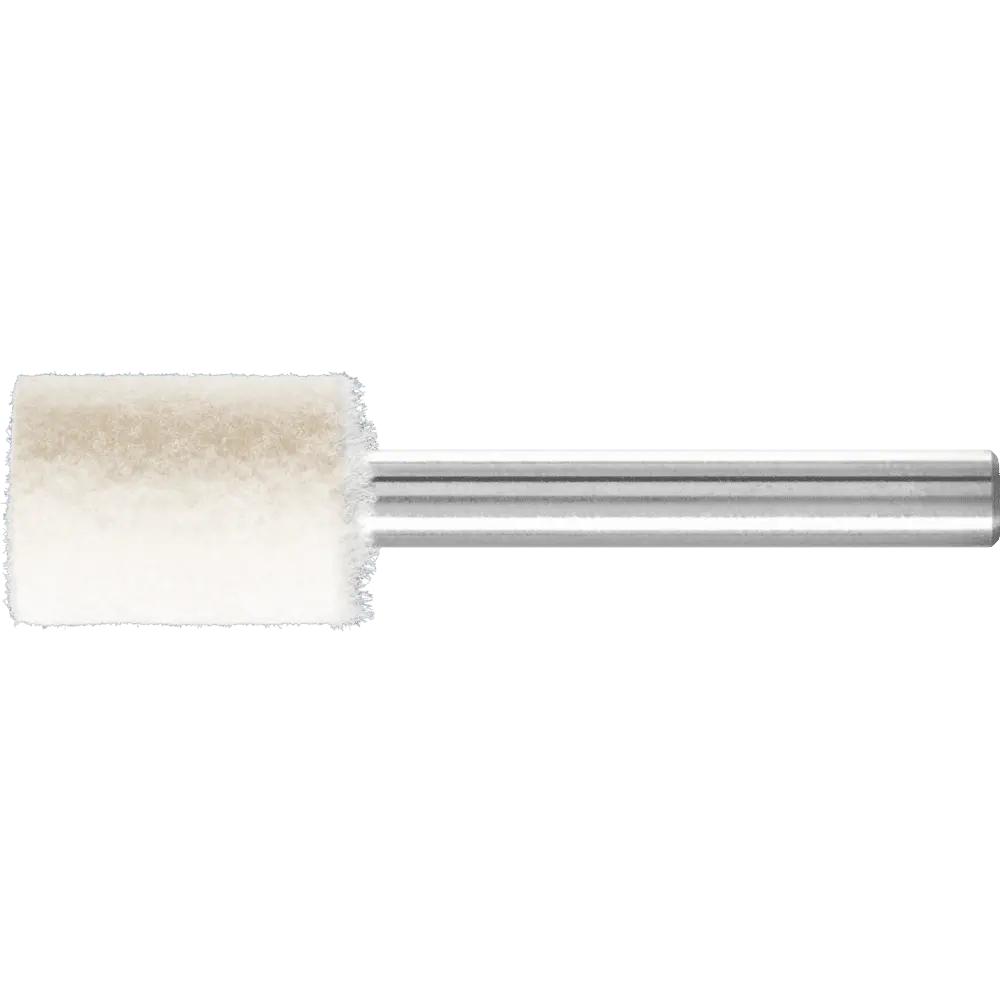 Produktfoto 1 von PFERD TOOLS harte Filzpolierstifte Zylinderform mit Stirnbohrung Ø 15x20mm Schaft-Ø 6 mm, 10 Stk.