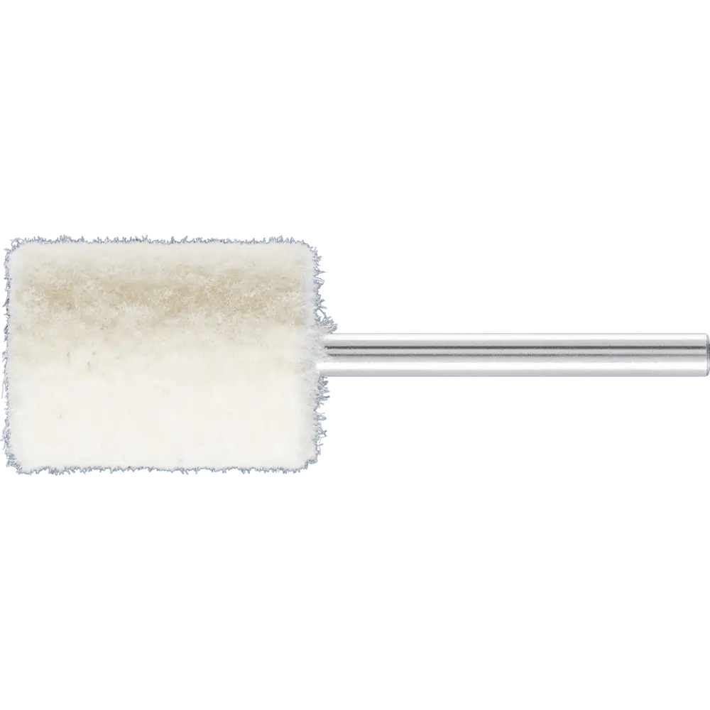 Produktfoto 1 von PFERD TOOLS mittelharte Filzpolierstifte Zylinderform mit Stirnbohrung Ø 15x20mm Schaft-Ø 3 mm, 10 Stk.