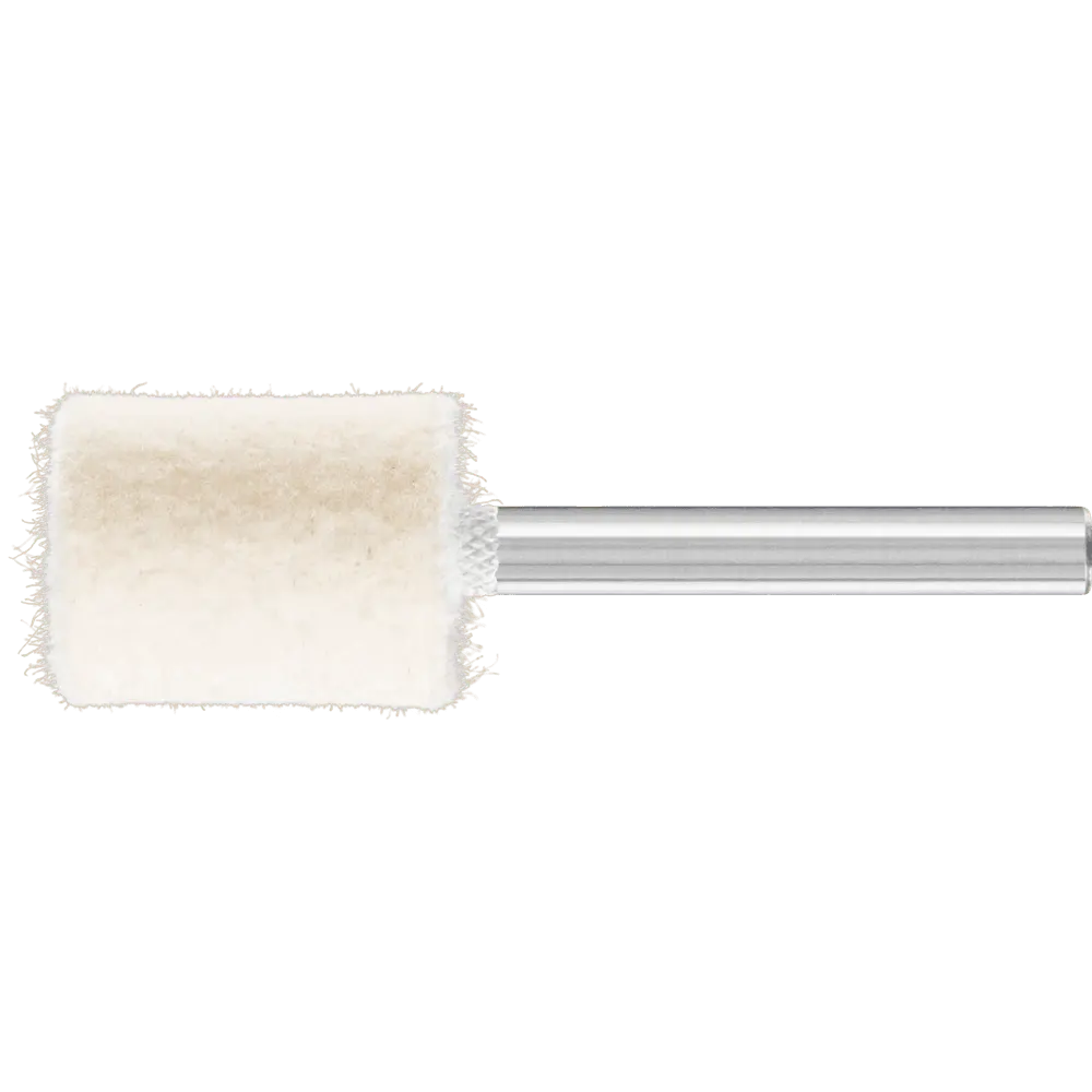 Produktfoto 1 von PFERD TOOLS mittelharte Filzpolierstifte Zylinderform mit Stirnbohrung Ø 20x25 mm Schaft-Ø 6 mm, 10 Stk.