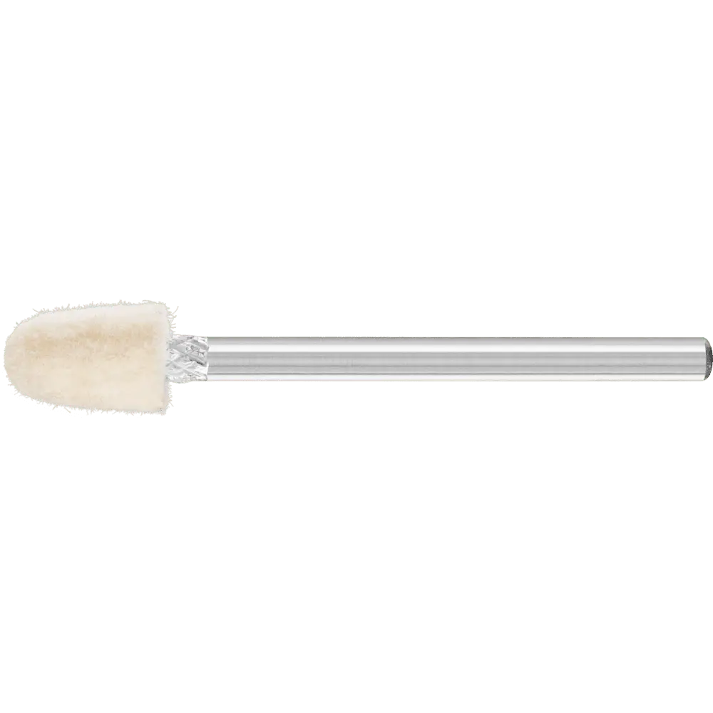 Produktfoto 1 von PFERD TOOLS mittelharte Filzpolierstifte Kegelform Ø 6x10mm Schaft-Ø 3 mm, 10 Stk.