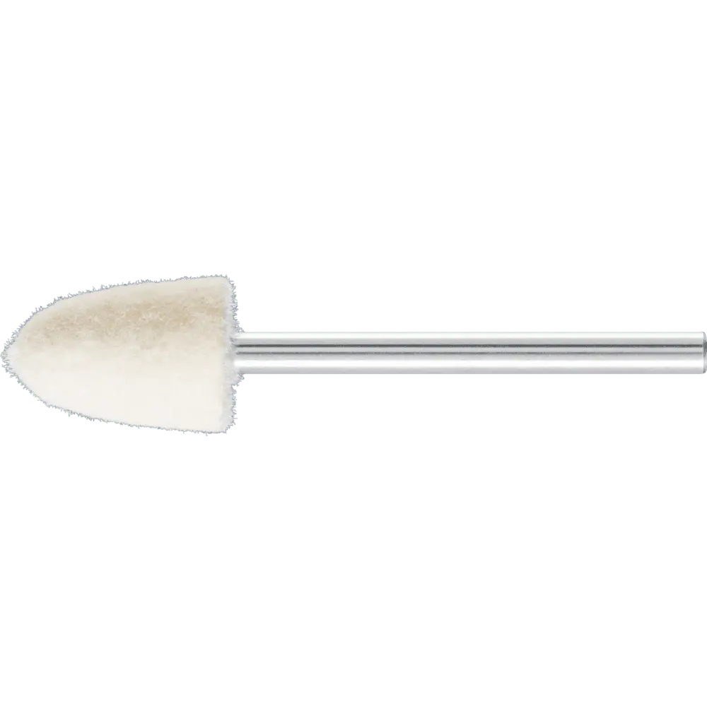 Produktfoto 1 von PFERD TOOLS mittelharte Filzpolierstifte Kegelform Ø 10x15 mm Schaft-Ø 3 mm, 10 Stk.