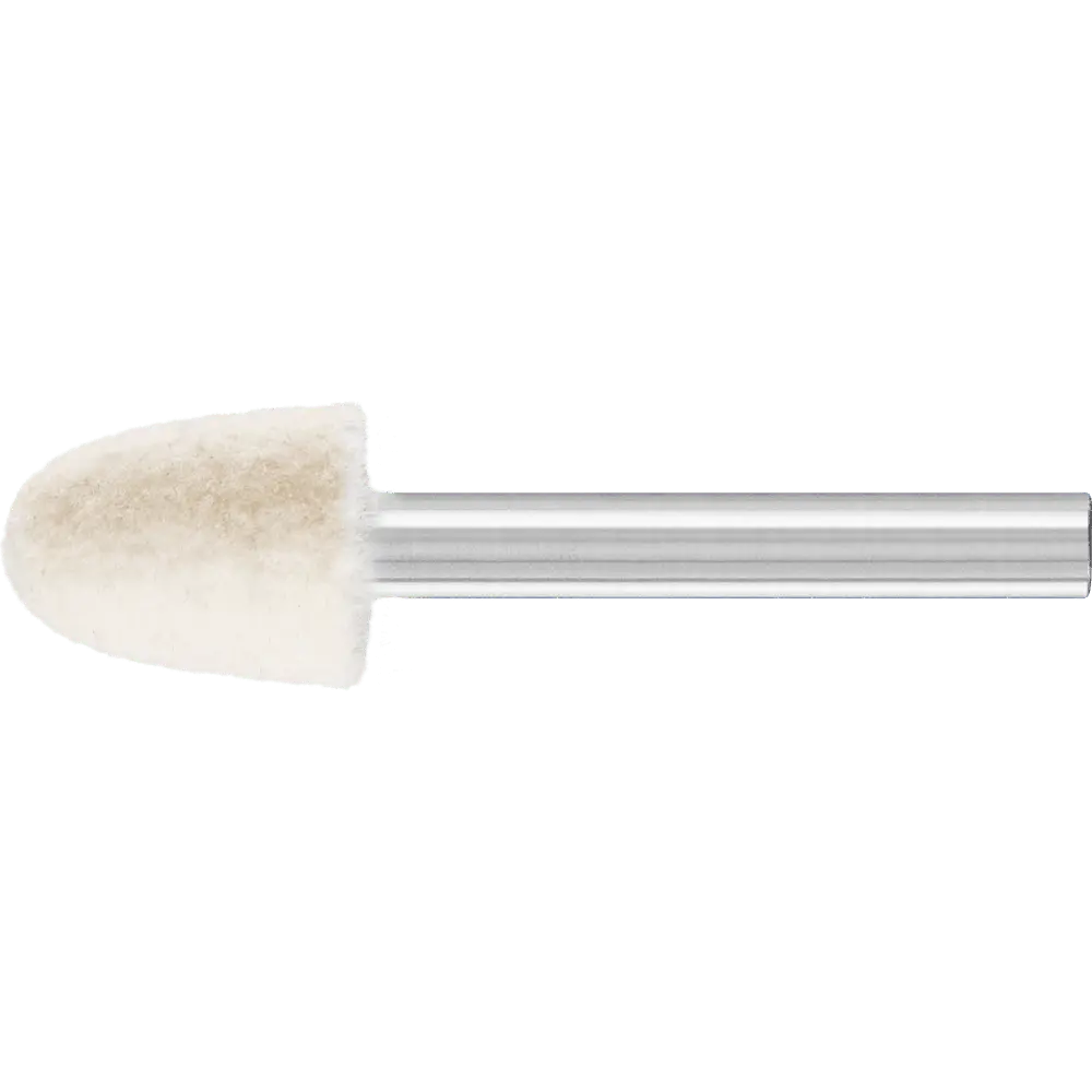 PFERD TOOLS mittelharte Filzpolierstifte Kegelform Ø 15x20mm Schaft-Ø 6 mm, 10 Stk.