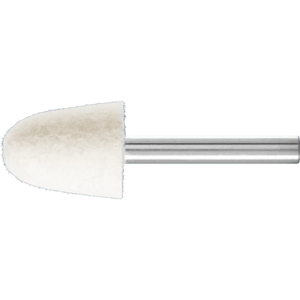 Produktfoto 1 von PFERD TOOLS harte Filzpolierstifte Kegelform Ø 20x25 mm Schaft-Ø 6 mm, 10 Stk.