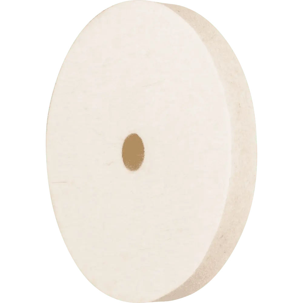 Produktfoto 1 von PFERD TOOLS mittelharte Filzscheibe FKSC Ø 80x10mm Bohrung Ø 10mm für universelle Polierarbeiten, 5 Stk.