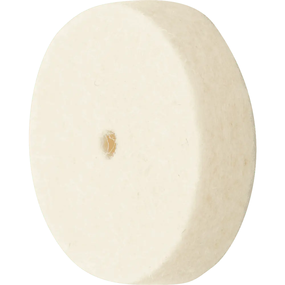 Produktfoto 1 von PFERD TOOLS mittelharte Filzscheibe FKSC Ø 20x5 mm Bohrung Ø 2 mm für universelle Polierarbeiten, 10 Stk.