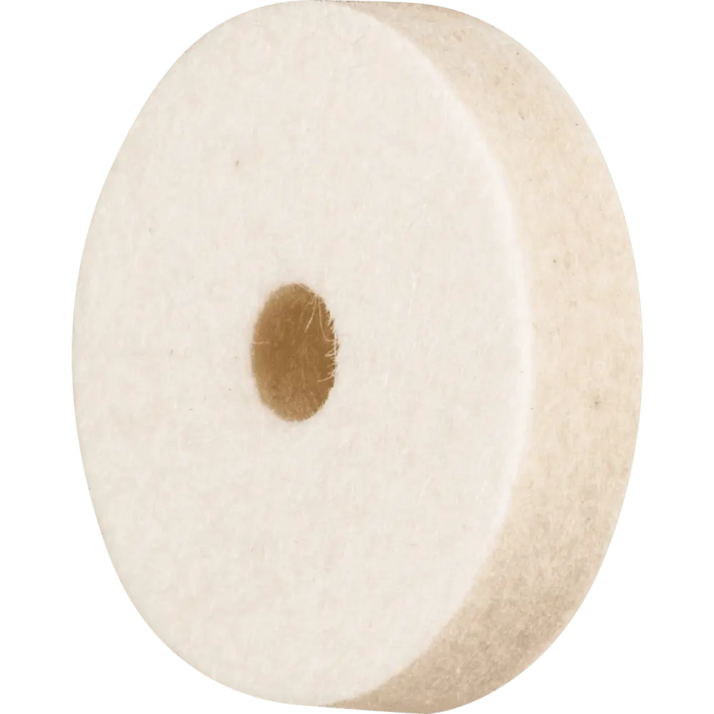 Produktfoto 1 von PFERD TOOLS mittelharte Filzscheibe FKSC Ø 30x7 mm Bohrung Ø 6 mm für universelle Polierarbeiten, 5 Stk.