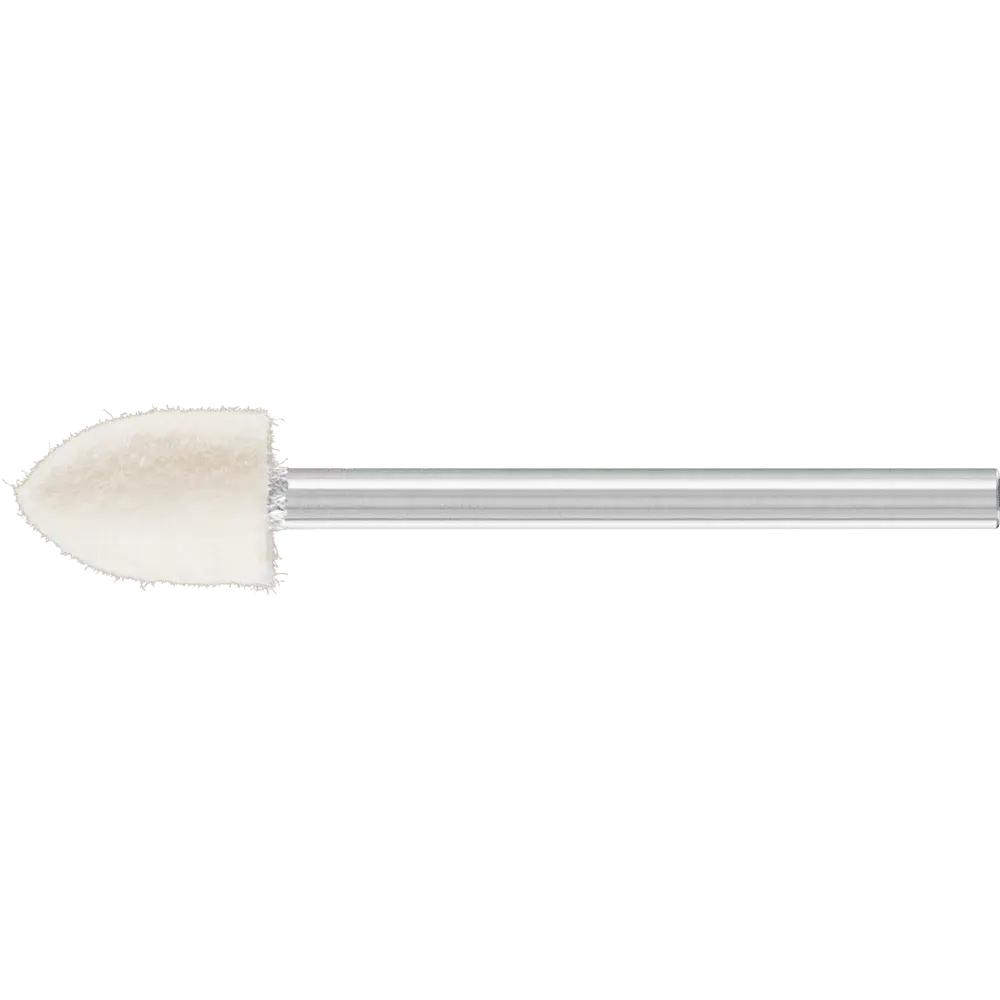 Produktfoto 1 von PFERD TOOLS mittelharte Filzpolierstifte Spitzkegelform Ø 8x12 mm Schaft-Ø 3 mm, 10 Stk.