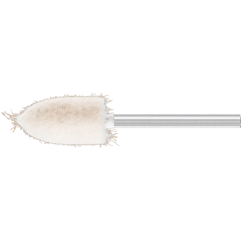 Produktfoto 1 von PFERD TOOLS mittelharte Filzpolierstifte Spitzkegelform Ø 10x18 mm Schaft-Ø 3 mm, 10 Stk.