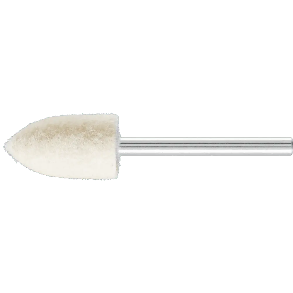 Produktfoto 1 von PFERD TOOLS harte Filzpolierstifte Spitzkegelform Ø 10x18 mm Schaft-Ø 3 mm, 10 Stk.
