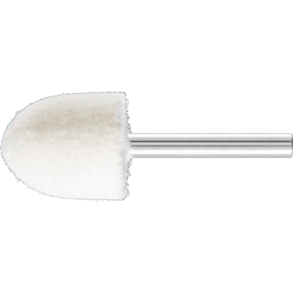 Produktfoto 1 von PFERD TOOLS mittelharte Filzpolierstifte Spitzkegelform Ø 25x30mm Schaft-Ø 6 mm, 10 Stk.