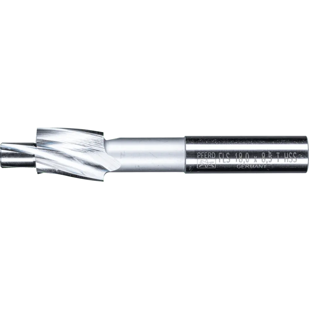 Produktfoto 1 von PFERD TOOLS HSS Flachsenker mit Führungszapfen DIN 373 Ø 18,0mm Schaft-Ø 12 mm für Gewindekernloch