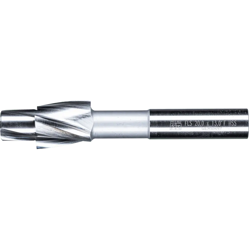 Produktfoto 1 von PFERD TOOLS HSS Flachsenker mit Führungszapfen DIN 373 Ø 20,0mm Schaft-Ø 12 mm fein für Durchgangsloch