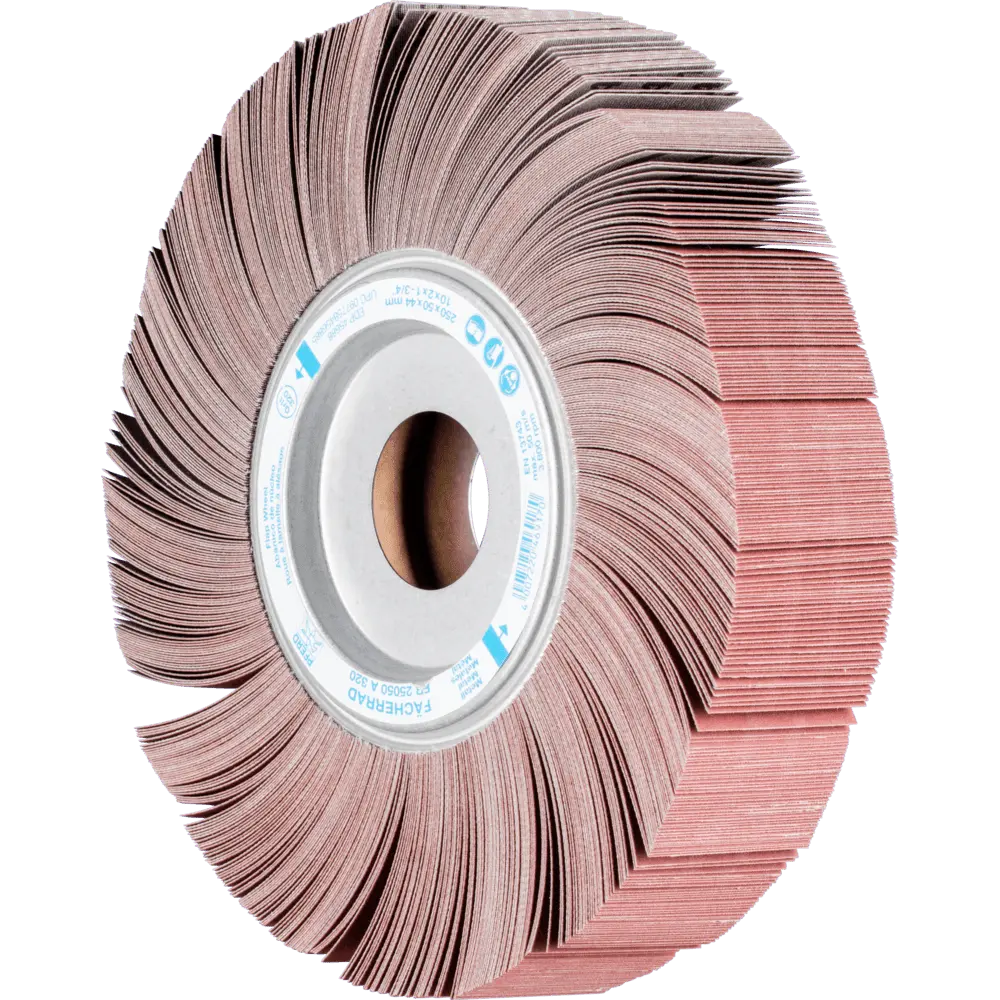 Produktfoto 1 von PFERD TOOLS Lamellenschleifrad FR Ø 250x50mm Bohrung Ø 44,0mm A320 für universelle Anwendung