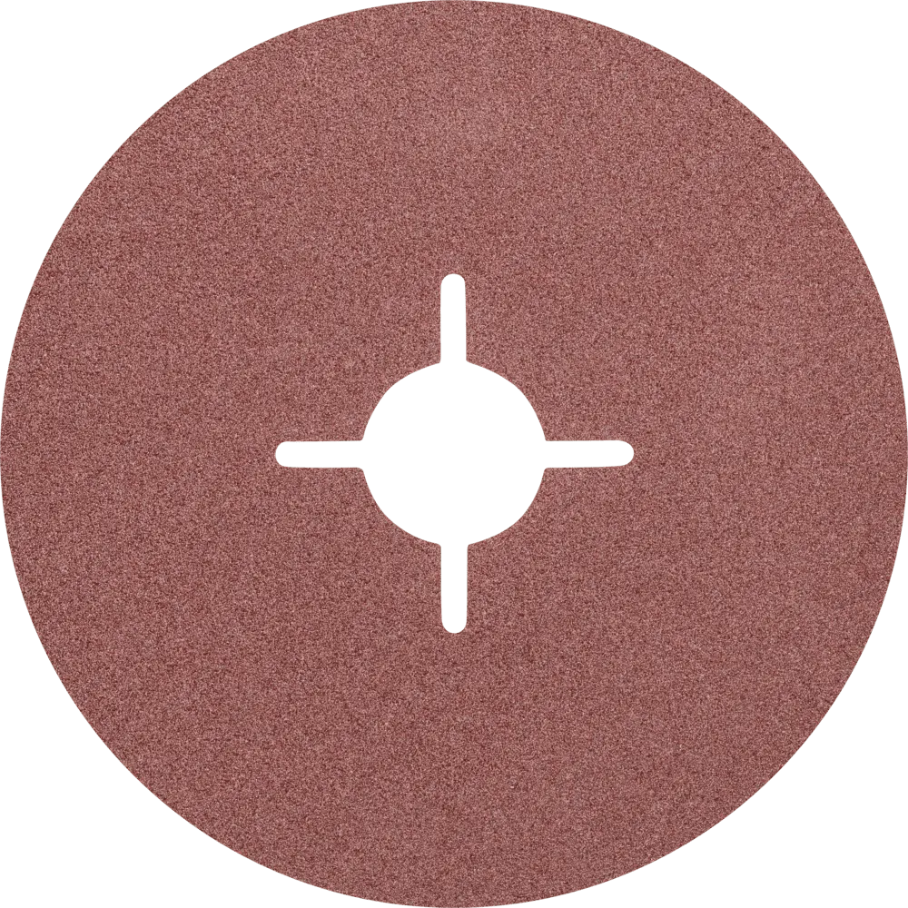 Produktfoto 1 von PFERD TOOLS Korund Fiberscheibe Ø 115 mm A100 für universelle Anwendungen, 25 Stk.