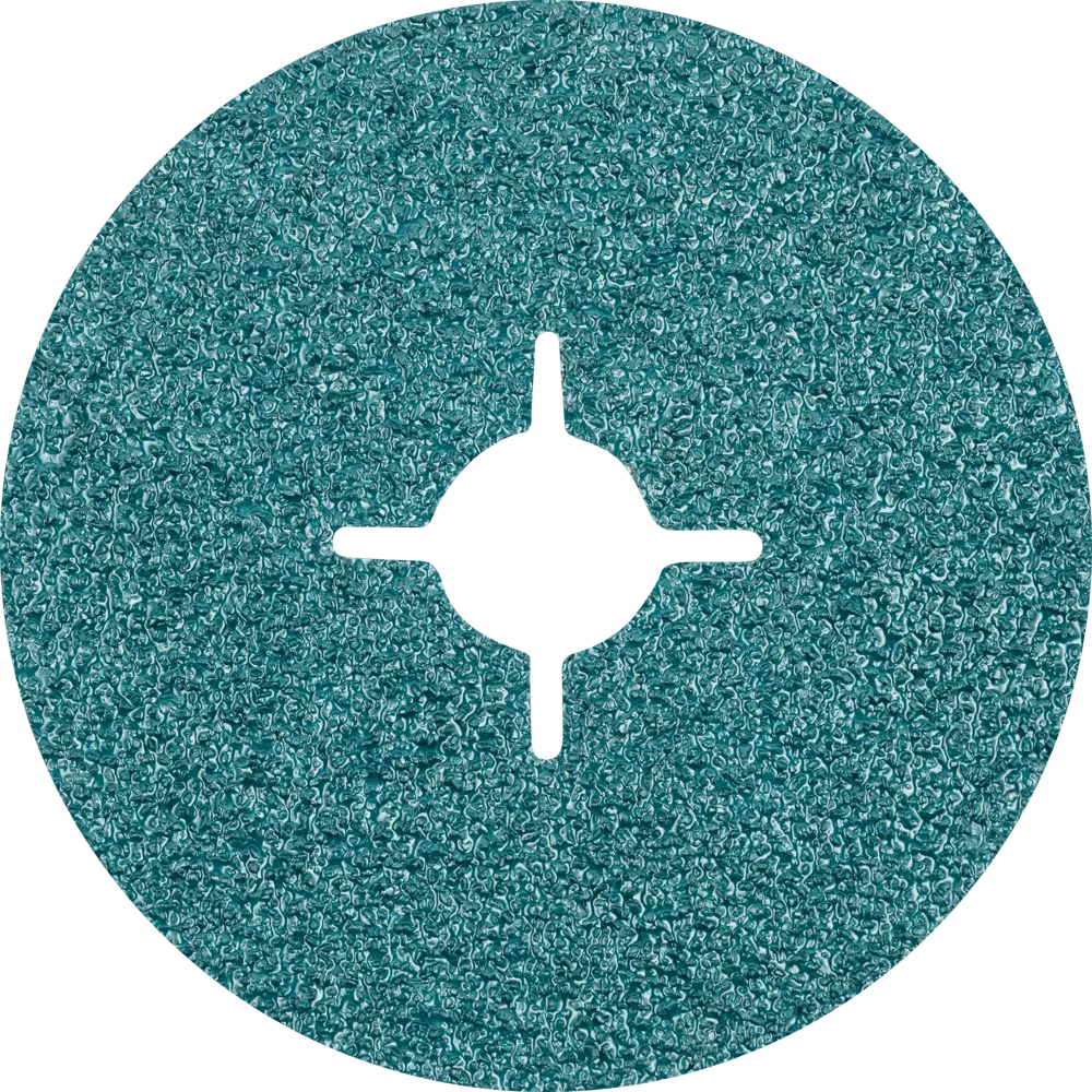 Produktfoto 1 von PFERD TOOLS Zirkon Fiberscheibe Ø 115 mm Z24 für hohen Abtrag auf Stahl, 25 Stk.