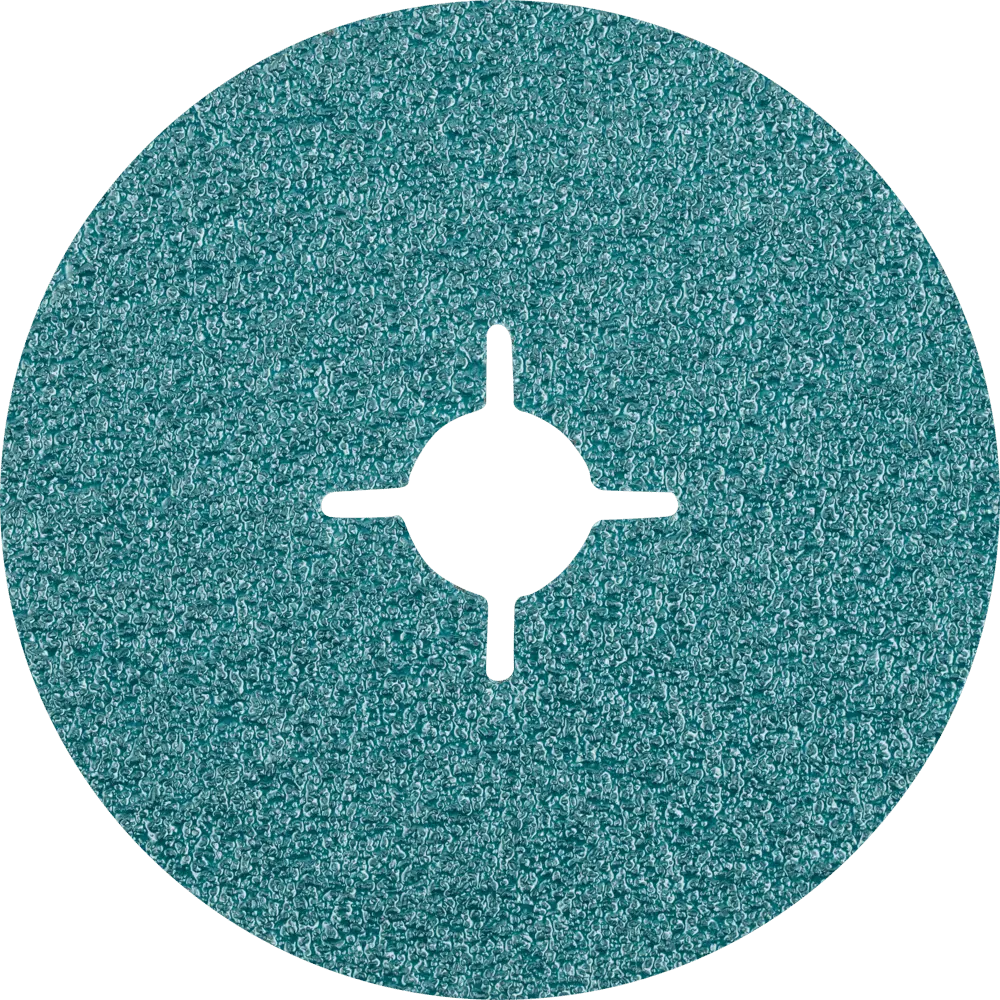 Produktfoto 1 von PFERD TOOLS Zirkon Fiberscheibe Ø 125 mm Z36 für hohen Abtrag auf Stahl, 25 Stk.