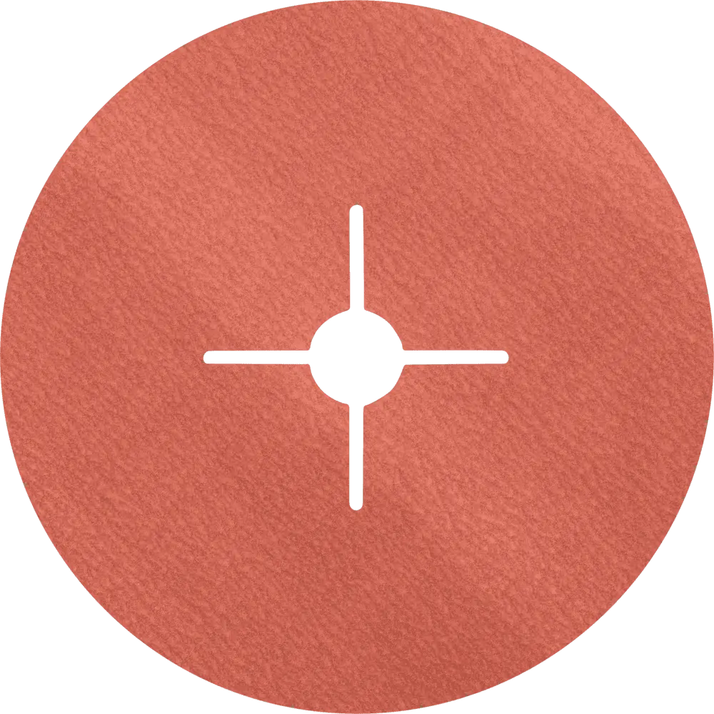 Produktfoto 1 von PFERD TOOLS Korund Fiberscheibe Ø 180mm A-COOL150 für kühlen Schliff auf Edelstahl, 25 Stk.