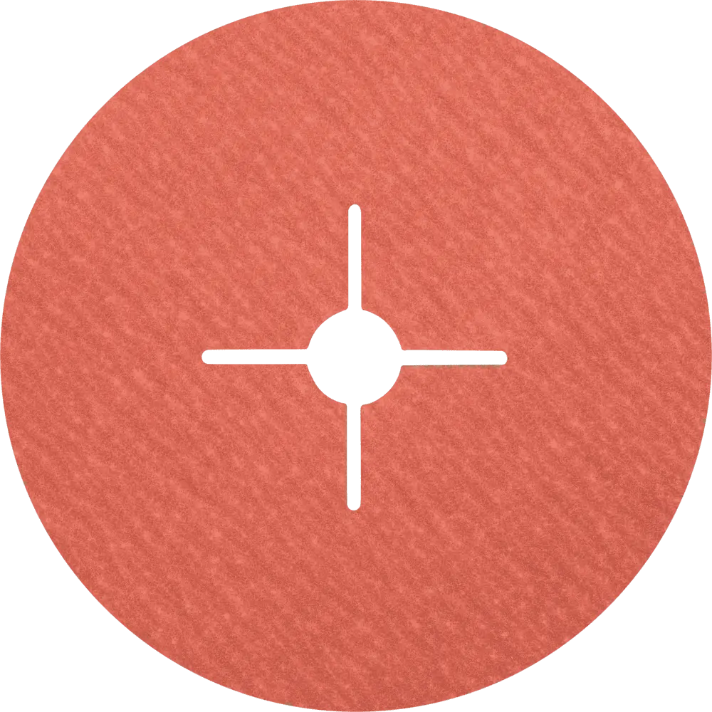 Produktfoto 1 von PFERD TOOLS Korund Fiberscheibe Ø 180mm A-COOL80 für kühlen Schliff auf Edelstahl, 25 Stk.