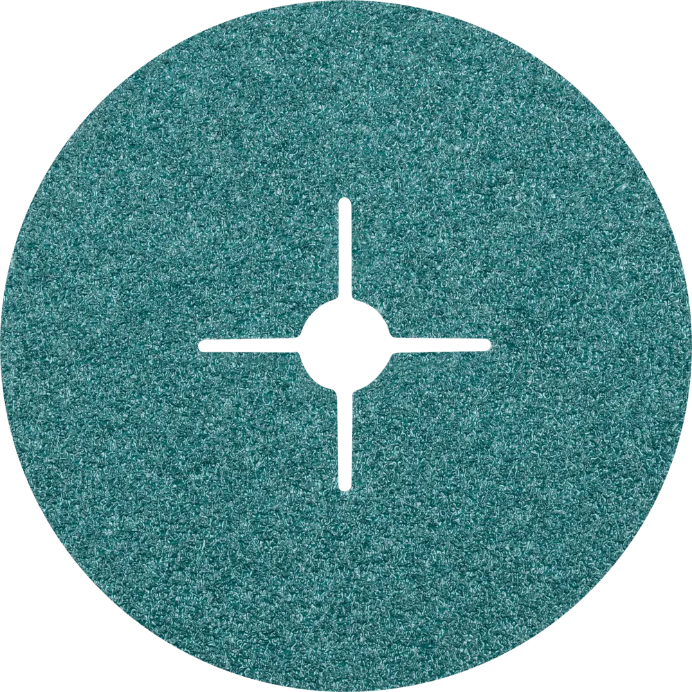 Produktfoto 1 von PFERD TOOLS Zirkon Fiberscheibe Ø 180mm Z24 für hohen Abtrag auf Stahl, 25 Stk.