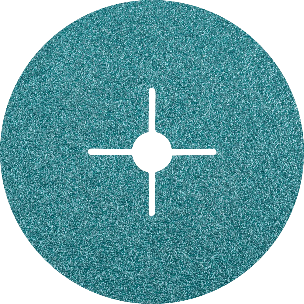 Produktfoto 1 von PFERD TOOLS Zirkon Fiberscheibe Ø 180mm Z36 für hohen Abtrag auf Stahl, 25 Stk.