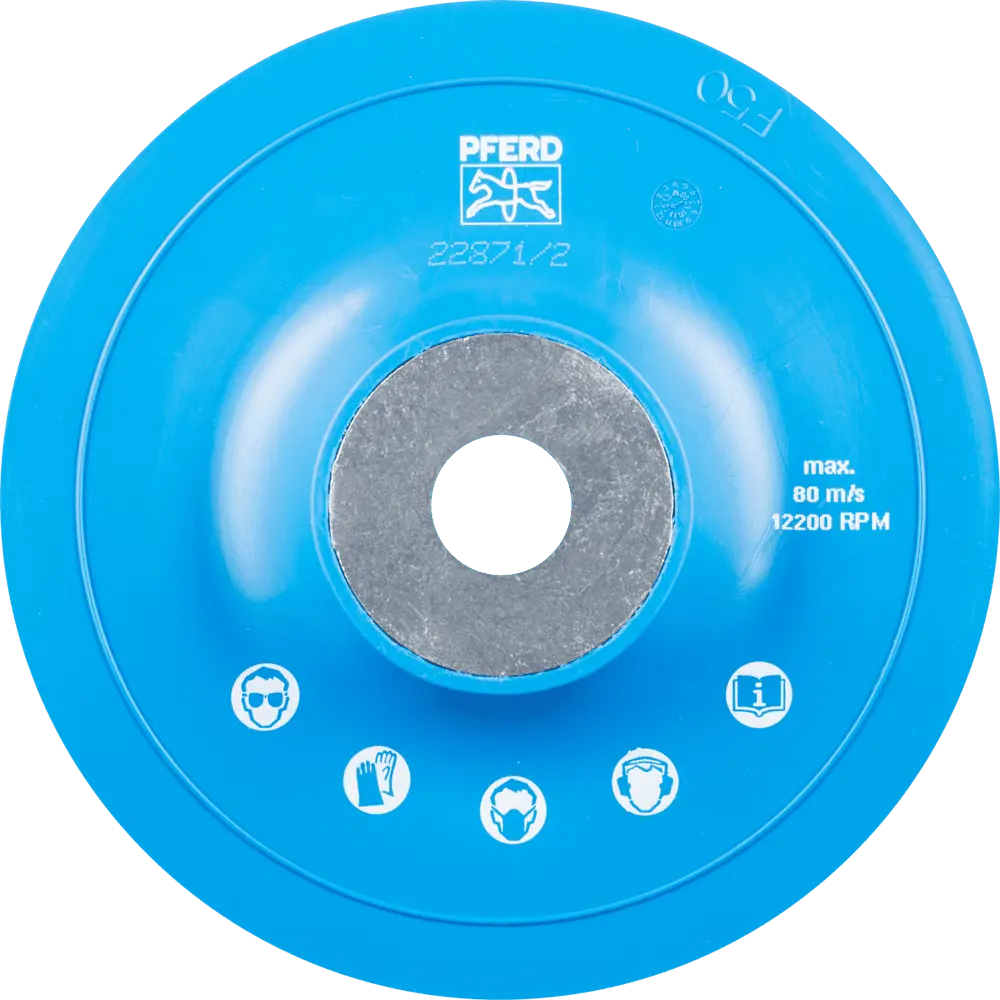Produktfoto 1 von PFERD TOOLS Stützteller mit Spannmutter Ø 125 GT M14 für Winkelschleifer 125