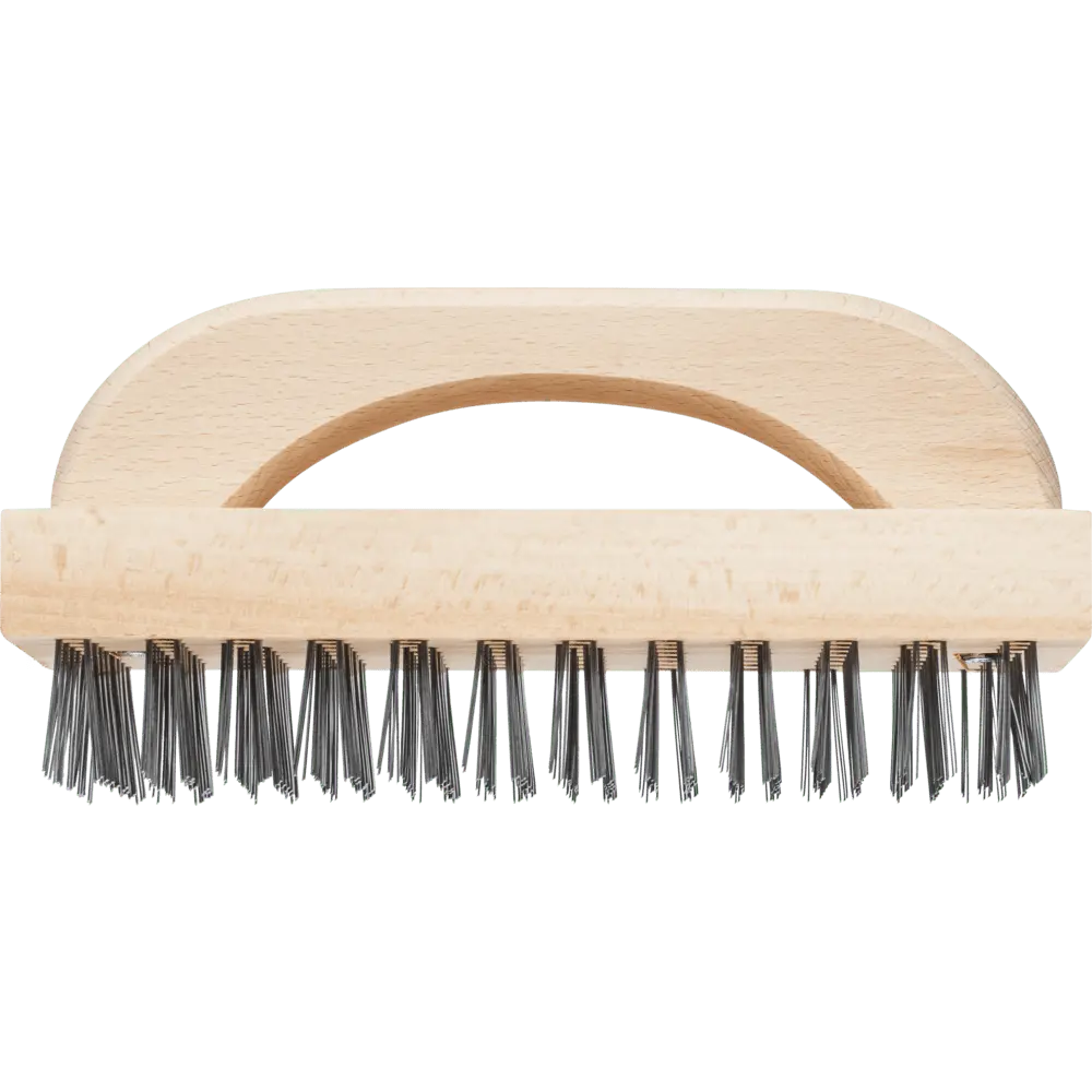 Produktfoto 1 von PFERD TOOLS Blockbürste mit Griff HBB 8-reihig Stahl-Draht-Ø 0,45 mm, 12 Stk.