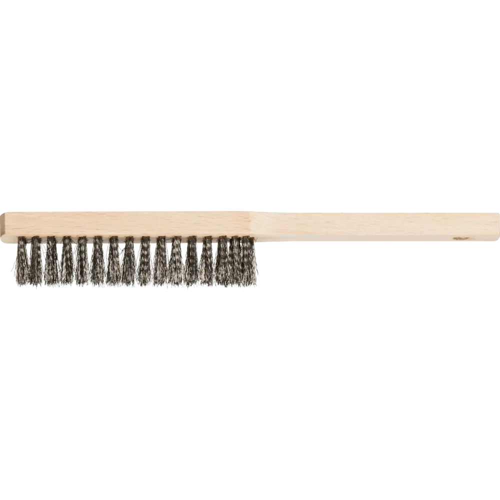 Produktfoto 1 von PFERD TOOLS Handbürste für Feinmechaniker HBFM 4reihig Edelstahl-Draht-Ø0,15 mm, 10 Stk.