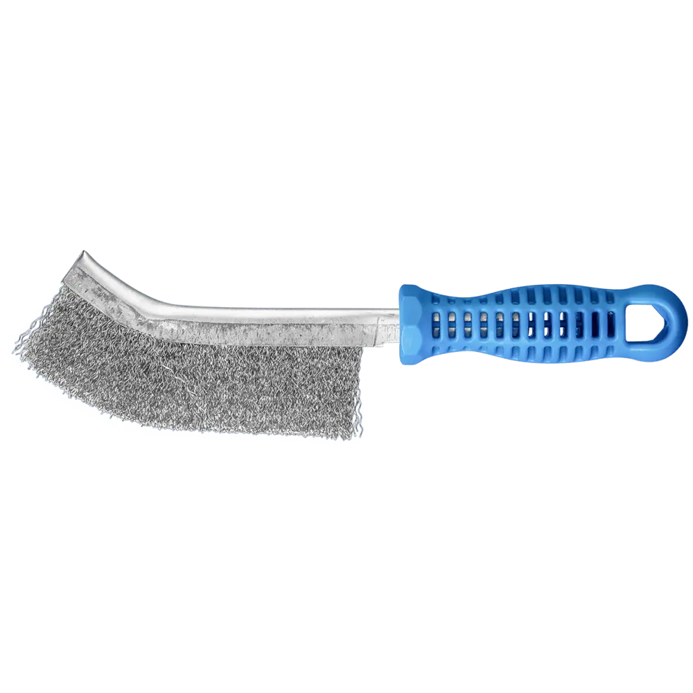 Produktfoto 1 von PFERD TOOLS Handbürste gebogen HBG 1reihig Edelstahl-Draht-Ø0,30