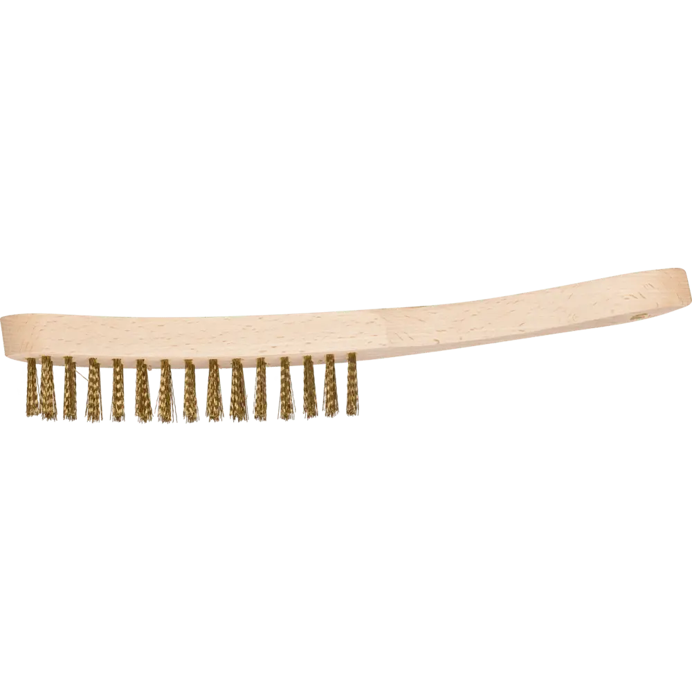 Produktfoto 1 von PFERD TOOLS Handbürste HBU 2reihig Messing-Draht-Ø0,30 universell einsetzbar, 10 Stk.