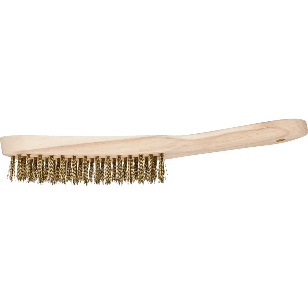 Produktfoto 1 von PFERD TOOLS Handbürste HBU 3reihig Messing-Draht-Ø0,30 universell einsetzbar, 10 Stk.