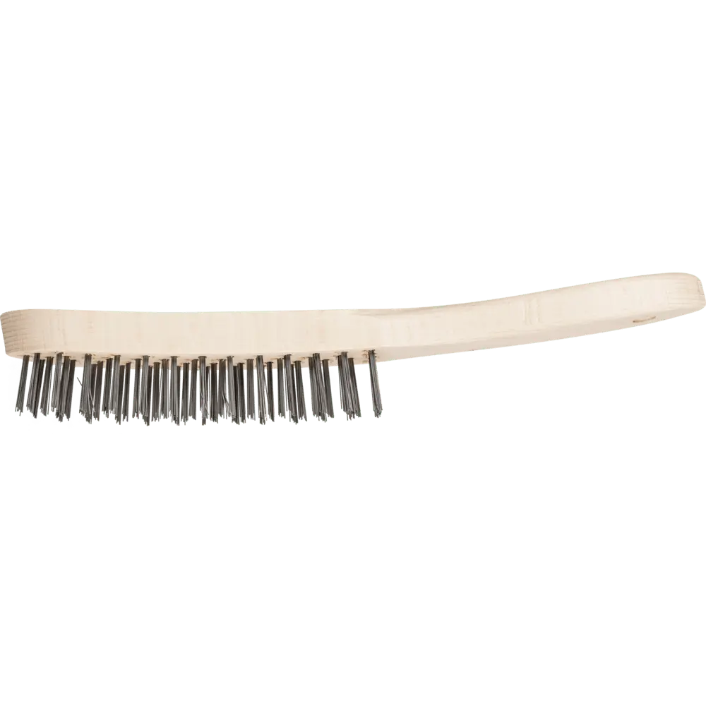 Produktfoto 1 von PFERD TOOLS Handbürste HBU 4reihig Stahl-Draht-Ø 0,35 mm universell einsetzbar, 50 Stk.