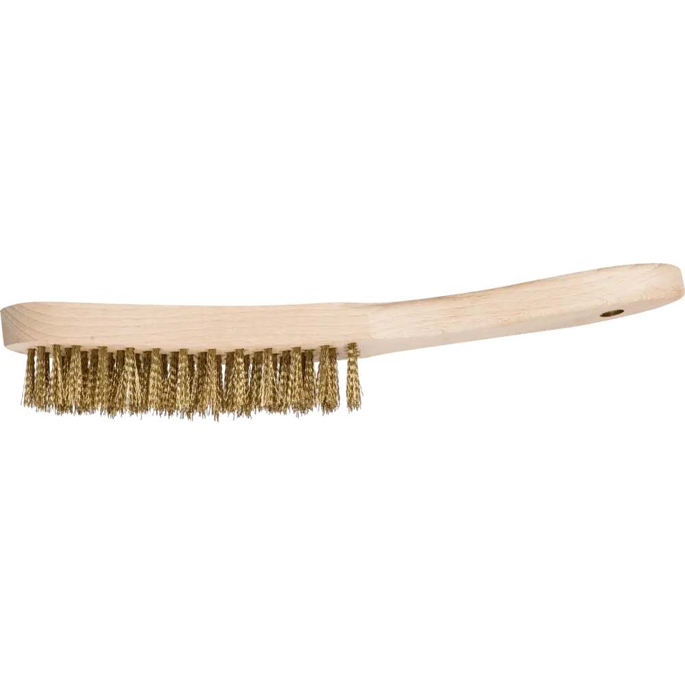 Produktfoto 1 von PFERD TOOLS Handbürste HBU 5reihig Messing-Draht-Ø0,30 universell einsetzbar, 10 Stk.