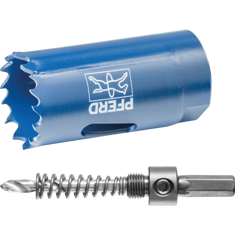 Produktfoto 1 von PFERD TOOLS HSS-Lochsägen-Set zweiteilig Ø25 mm