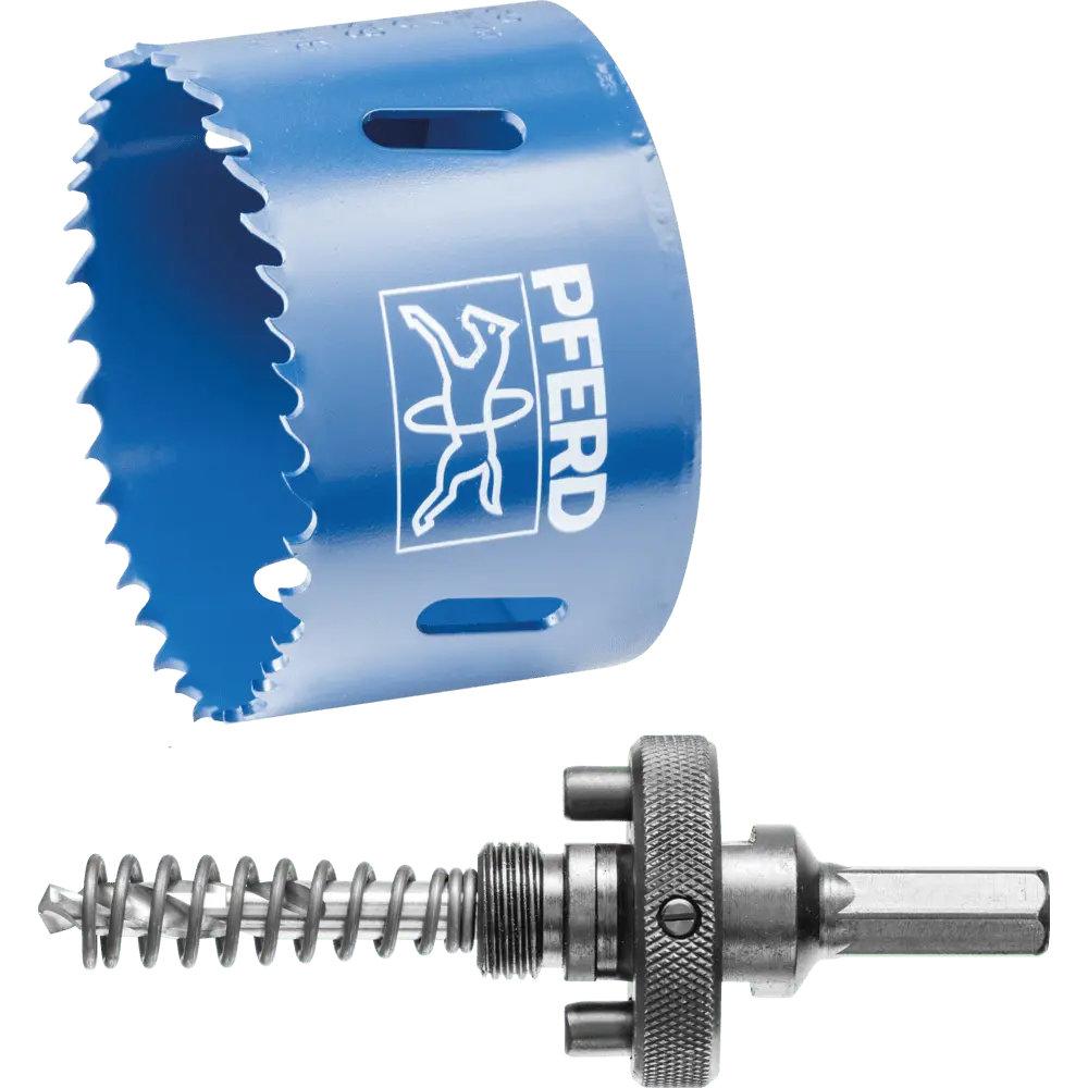 Produktfoto 1 von PFERD TOOLS HSS-Lochsägen-Set zweiteilig Ø68 mm