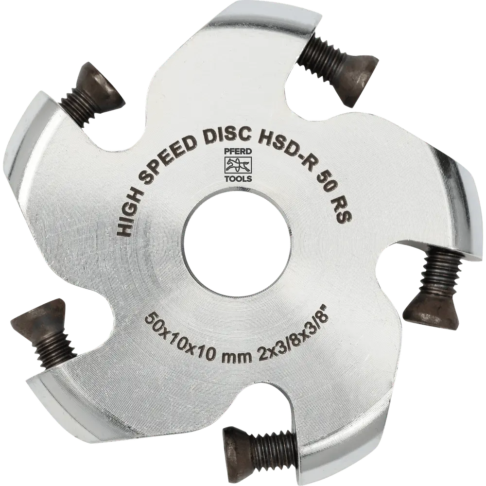 Produktfoto 1 von PFERD TOOLS Hochleistungsfrässcheibe ALUMASTER HSD-R Ø 50mm RS für den Robotereinsatz Alu Bearbeitung HICOAT beschichtet