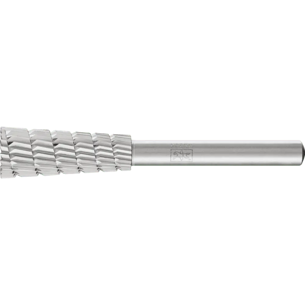 Produktfoto 1 von PFERD TOOLS HSS Frässtift Sonderform 63ST Ø 12x30mm Schaft-Ø 6 mm Z 3 universal mittel fein Spanbrecher
